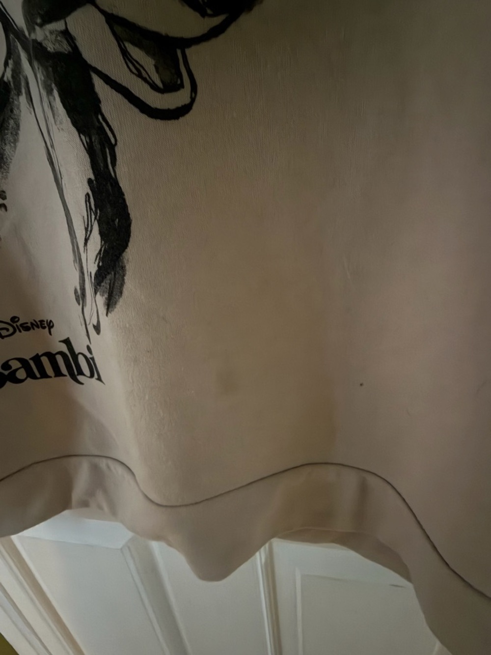 Disney Beige Crewneck Sweatshirt with Bambi Graphic - Picture 2 of 4